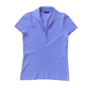 Loro Piana Women’s Striped Purple Polo